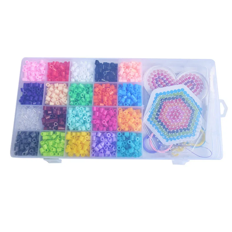 2000 шт 5 мм бусины Хама Midi с 2 pegboards Stater Kit Обучающие Детские игрушки diy предохранители бусины дети 3d головоломка