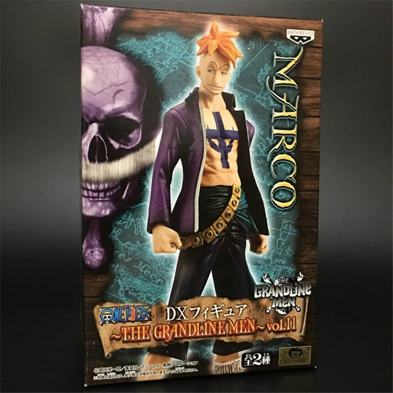 

6" One Piece Marco Whitebeard Pirates Phoenix Golden Cat Sticker Original Version PVC Action Figure Model Toy BOX 16CM Q346