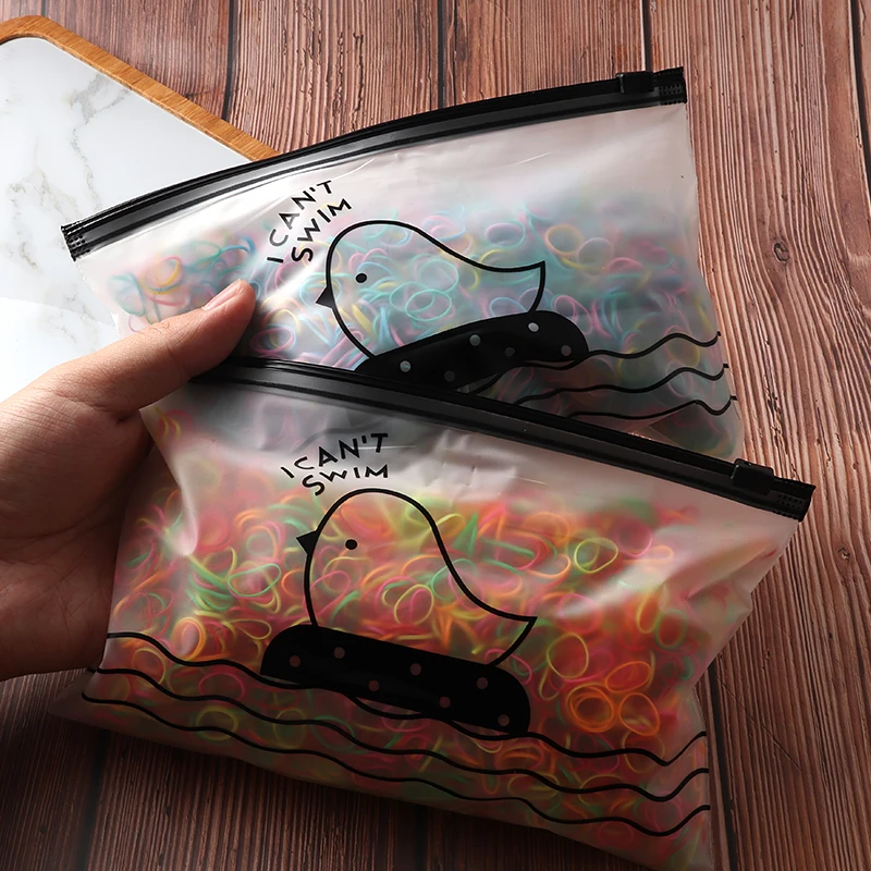 2000pcs Girls Hair Bands Hair Accessories Nylon Rubber Band Elastic Headband Children Ponytail Gum Holder Bands Kids Ornaments