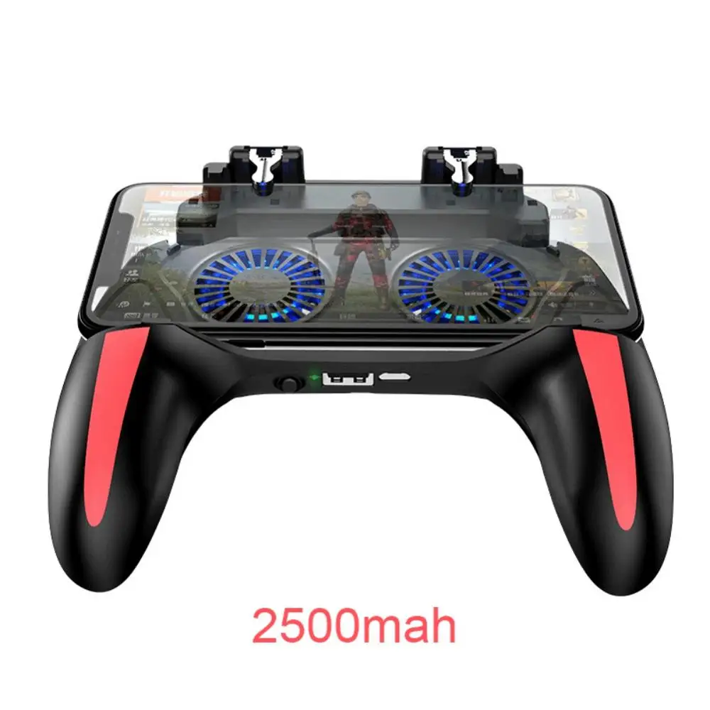 H10 геймпад PUBG контроллер двойной крутой вентилятор 2500/5000 мАч power Bank игровой контроллер Джойстик для Мобильные телефоны Android IOS Телефон