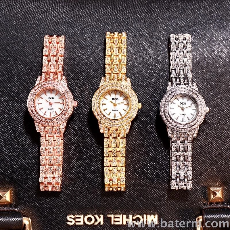 

New fashion full diamond compact women's Bracelet Watch luxury inlaid diamond bracelet women's Watch