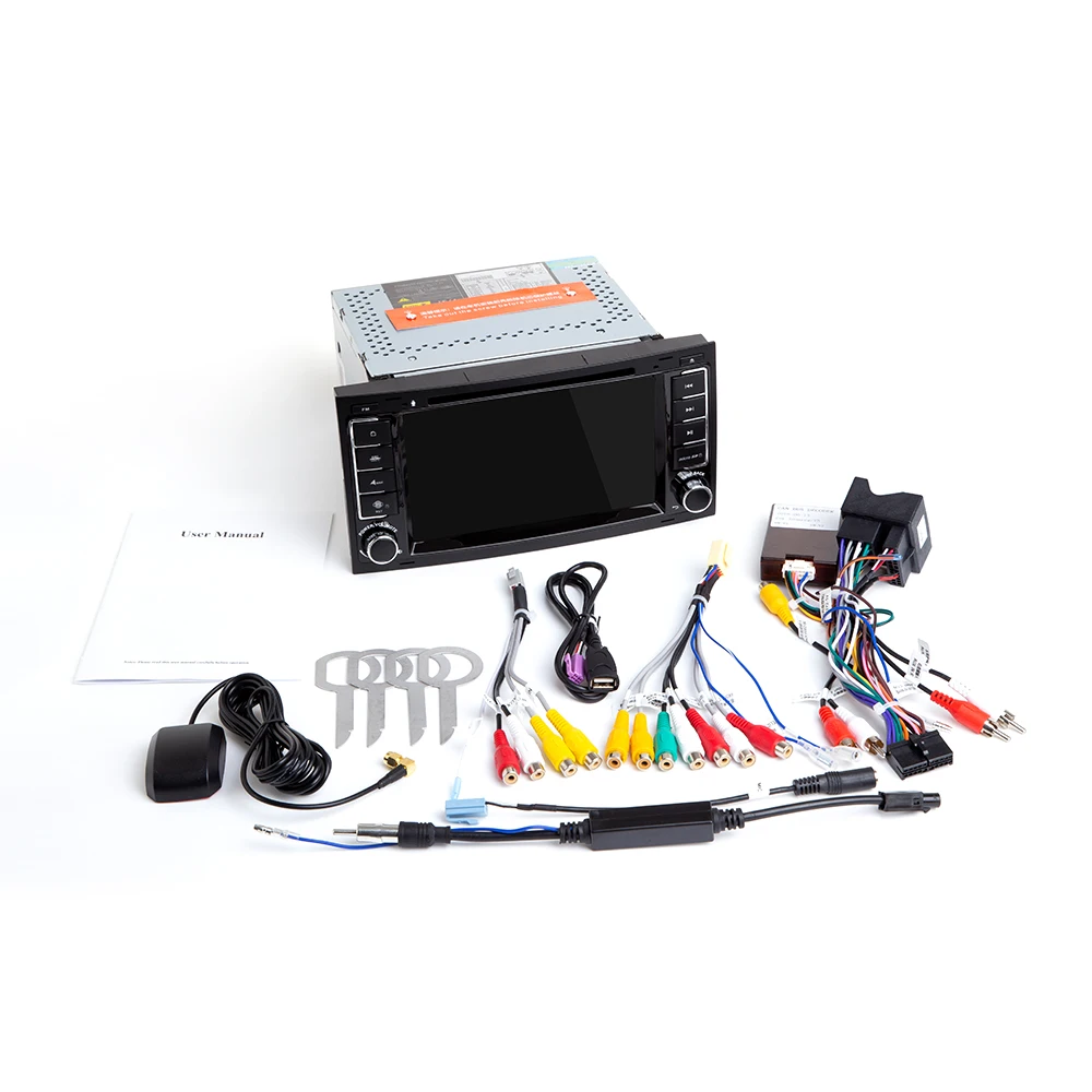 Автомобильный DVD плеер IPS DSP 2 Din Android 10 для VW/Volkswagen/Touareg/Transporter T5 2004 2011 мультимедийный