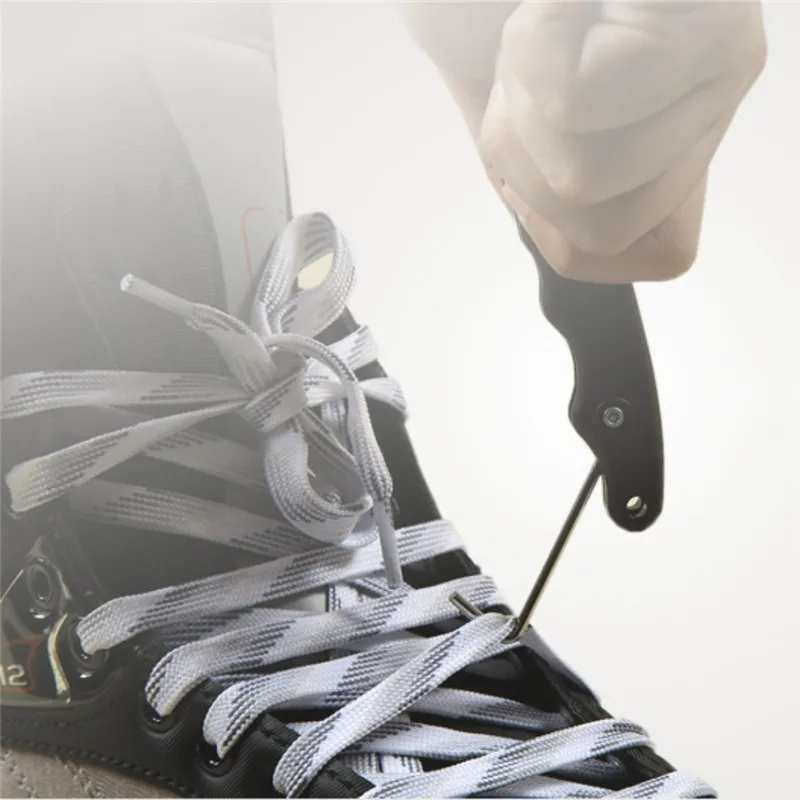 

Durable Comfort Tightener Skate Tie Hold Handle PP Folding Ergonomic Design Suit For Figure Skates Ice Hockey Shoes Skating Tool