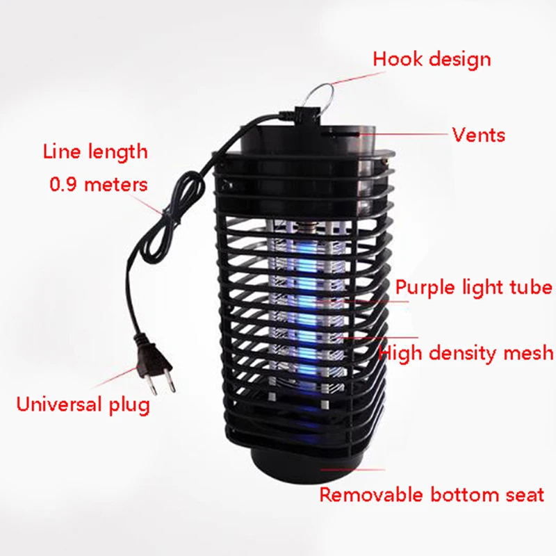 Главная 110V/220V электроника комаров убийца светодиодный Ошибка ЛАМПА Zapper анти