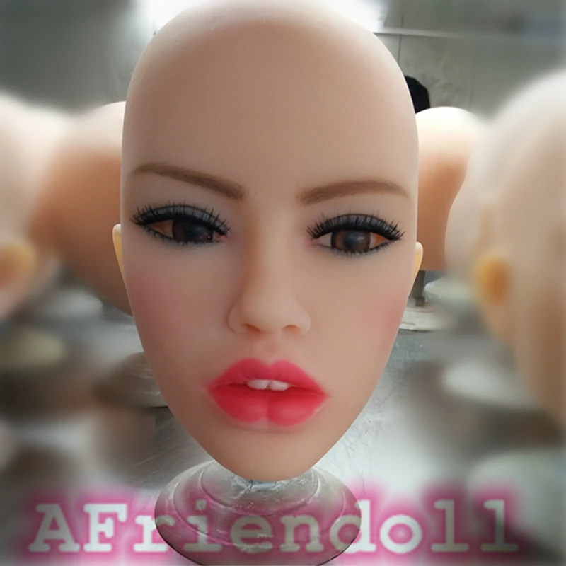 

X1-6Type Oral Sex Doll Head Factory Photo Lifelike Beauty Doll Head. A Wig Will Be Given When Buying