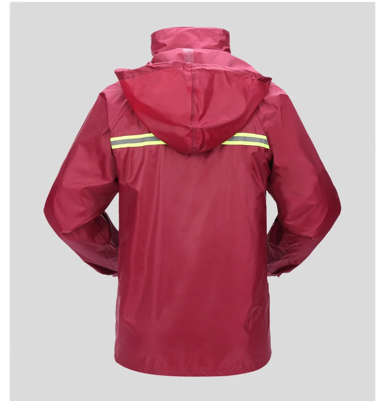 

Outdoor Set Raincoat Ladies Travel Hoodie Men Waterproof Raincoat Motorcycle Camping veste en jean femme Raining Coat EA60YY