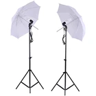 Набор для студийной фотосъемки с подставкой, мягсветильник, зонтиком светильник лампочкой, поворотным гнездом светильник, светильник для фотосъемки