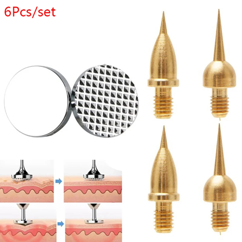 

6 шт./компл. лифт для удаления пятен с использованием тонких игл для плоский полосатой с круглой головкой татуировки морщинки