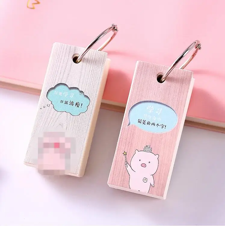 1 шт. Розовый Милый Kawaii вкладыш канцелярский блокнот для заметок карманный портативный свинья КИТ животные память блокнот домашний офис школьные принадлежности