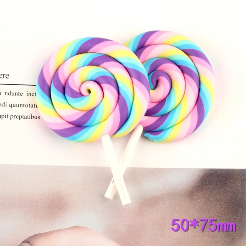 

HUYU Handmade Infant Baby Soft Pottery Lollipop Newborn Photography Props Decorations