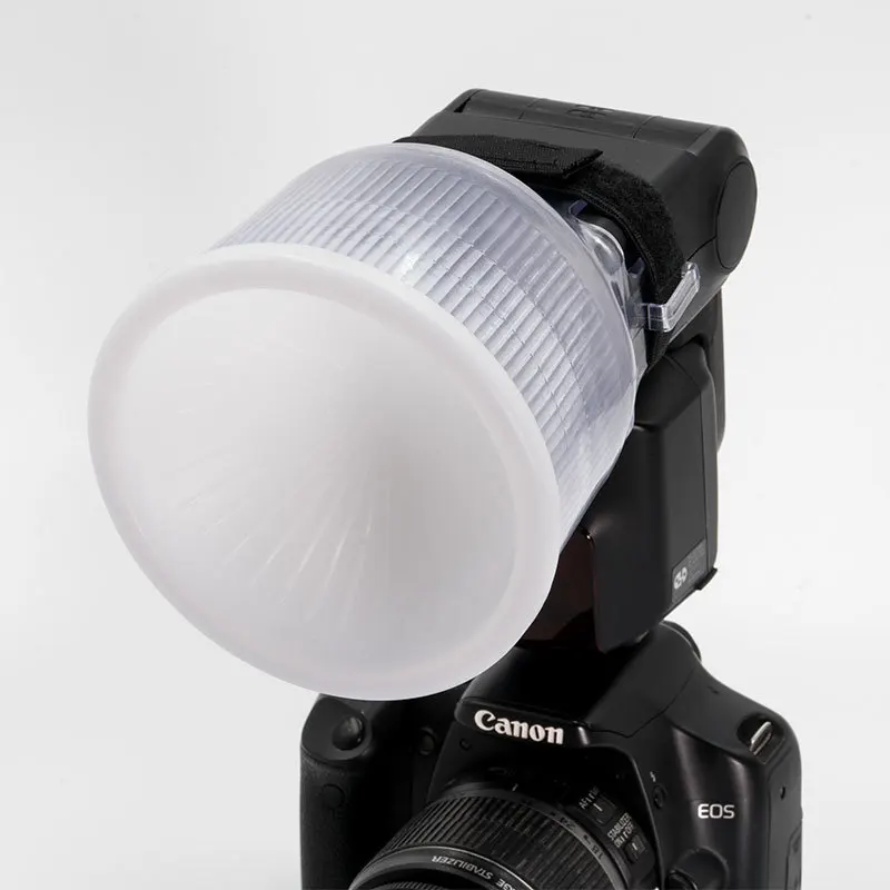 EastVita камера Вспышка Speedlite Универсальный облачный сверкающий рассеиватель+ белая крышка купольный Набор для Canon Nikon Triopo вспышки