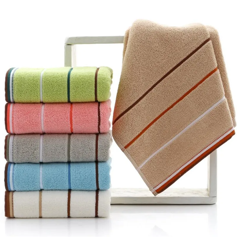 

1Pc 34x76cm Cotton Hand Towel Pure Cotton Terry Face Towel Men Women Soft Absorbent Lint-Free Hand Towel for Home