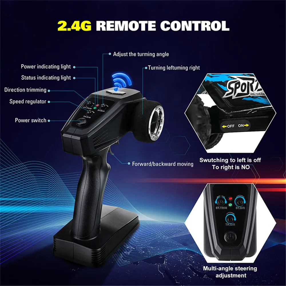 Радиоуправляемый Дрифт-автомобиль EC08 RTR 1:16 2 4 ГГц 4WD 4CH 38 км/ч | Игрушки и хобби