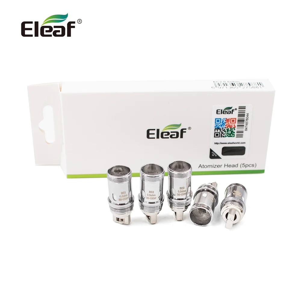 Original Eleaf Melo 4 Atomizer Coil Head EC2 Evaporizer 0.3ohm/0.5ohm Vaping for Tank / IKuun I200 | Электроника
