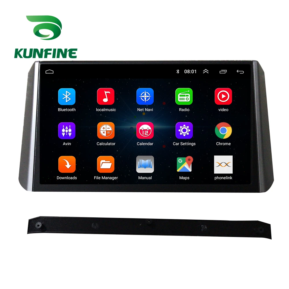 Android 10 0 Восьмиядерный автомобильный DVD GPS-навигатор плеер Deckless автомобильное