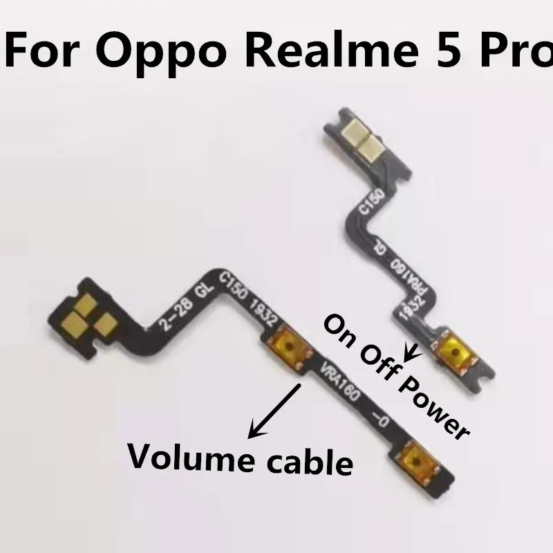 Оригинал для Oppo Realme 5 Pro кнопка регулировки громкости включения/выключения гибкий