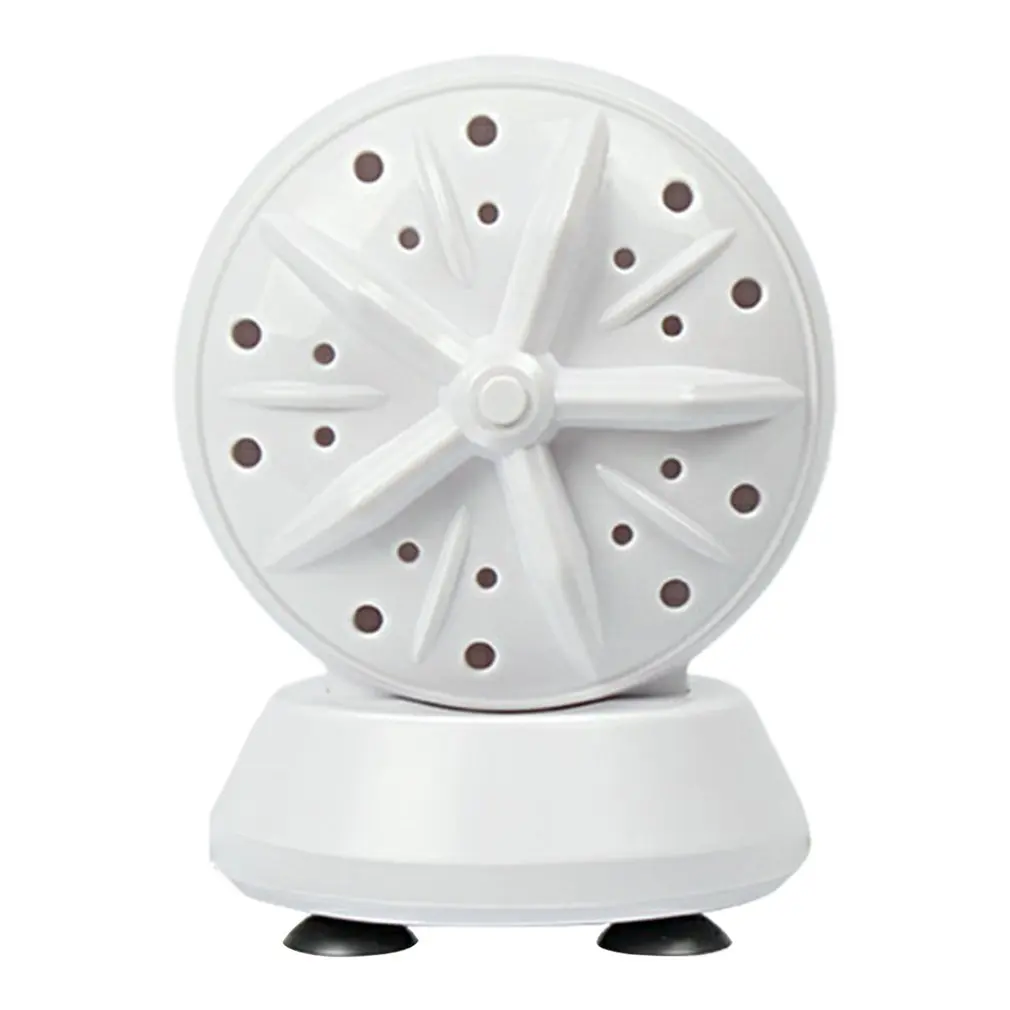 

Ultrasonic Two-in-One Washing Machine Twin Turbo Bubble Washer Usb Rechargeable Mini Washing Machine