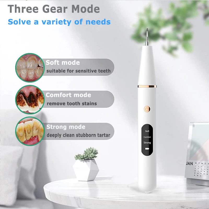 Ультразвуковой стоматологический скалер для зубов Электрический клетчатый