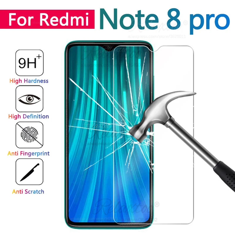 Закаленное защитное стекло для Xiaomi Redmi Note 8 Note8 Pro защита экрана на xiomi 8pro redmi8