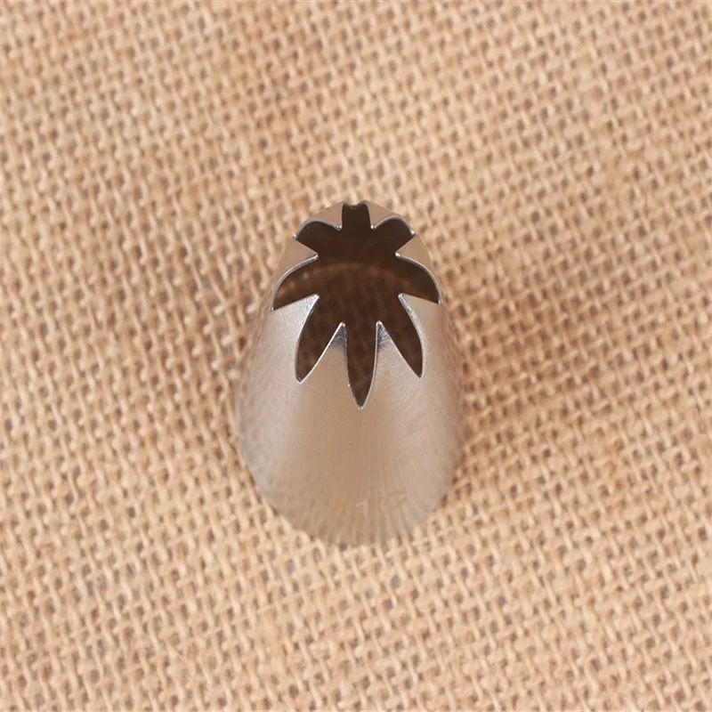 

1PCS #1C Cake Design Cream Tips Pastry Nozzles Pastry Icing Piping Nozzles Bico De Confeitar Fondant Cake Decorating Tools