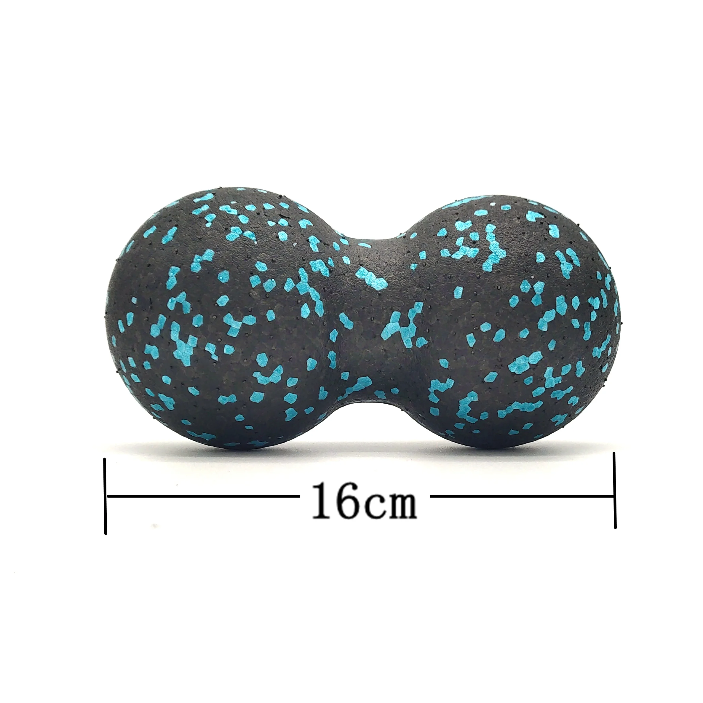 BlackBlue16cm Арахисовые массажные шарики, набор шариков для Лакросса, физический триггер, точечная терапия, Миофасциальный Релиз, мышечные узлы, Йога, Кроссфит, самомассаж - Цвет: BlackBlue16cm
