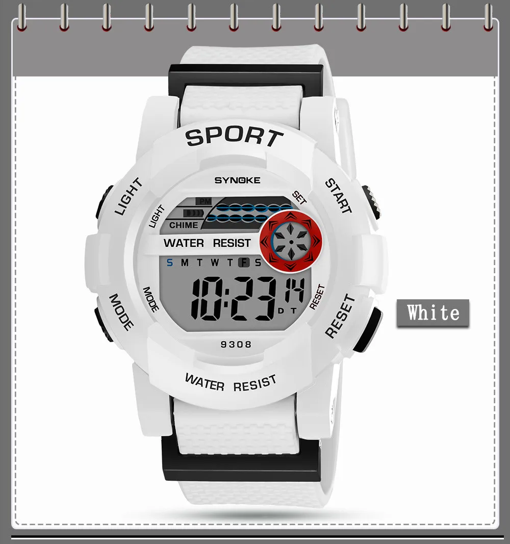 SYNOKE детские часы для девочек и мальчиков Студенческая жизнь водонепроницаемые