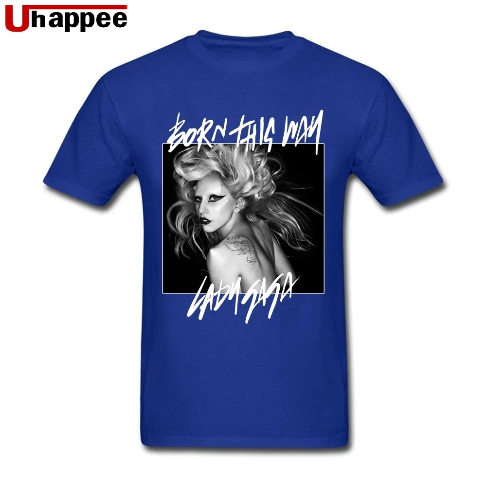 Уникальные футболки Lady Gaga men 80 S винтажная Мужская футболка с принтом на заказ