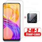 Закаленное стекло 1 к 2 для realmi 8 pro, защитная стеклянная кожуха для realme 8 pro, 8pro, realme8, realme8pro, бронированная защитная пленка