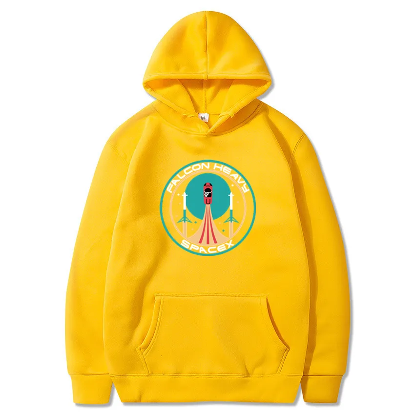 Новинка толстовка SpaceX с изображением Арона мускусного большого Сокола мужская
