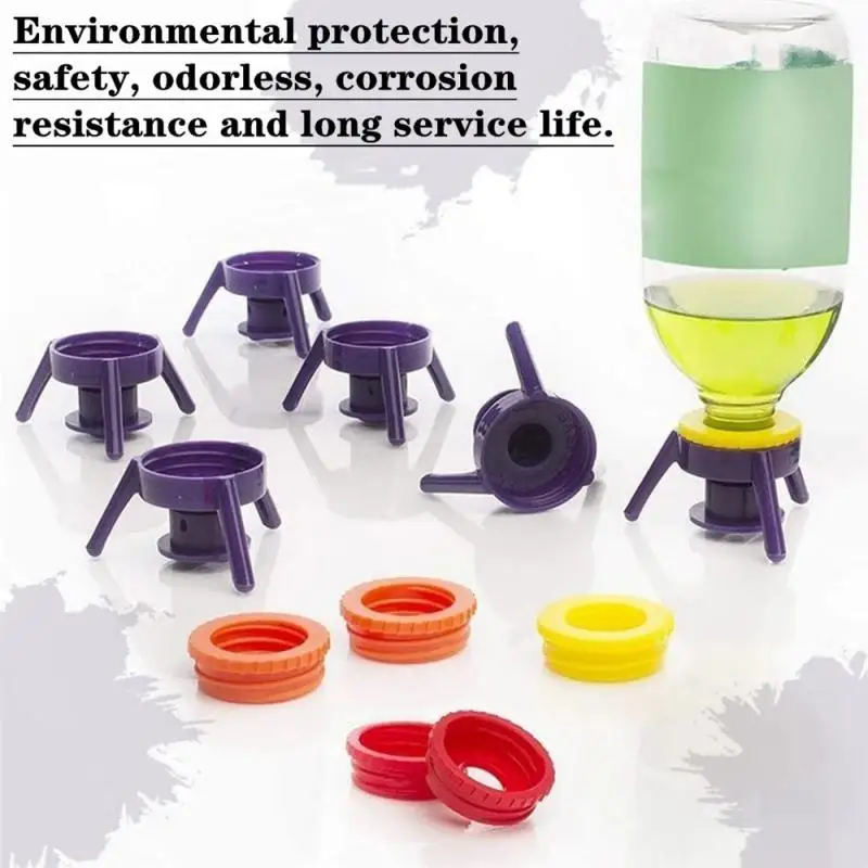 Набор герметичных крышек для шампуня 6 держатель пластиковой бутылки |