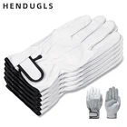Кожаные Защитные перчатки HENDUGLS для мужчин, защитные перчатки для работы в саду, на ферме, 5 шт. 527