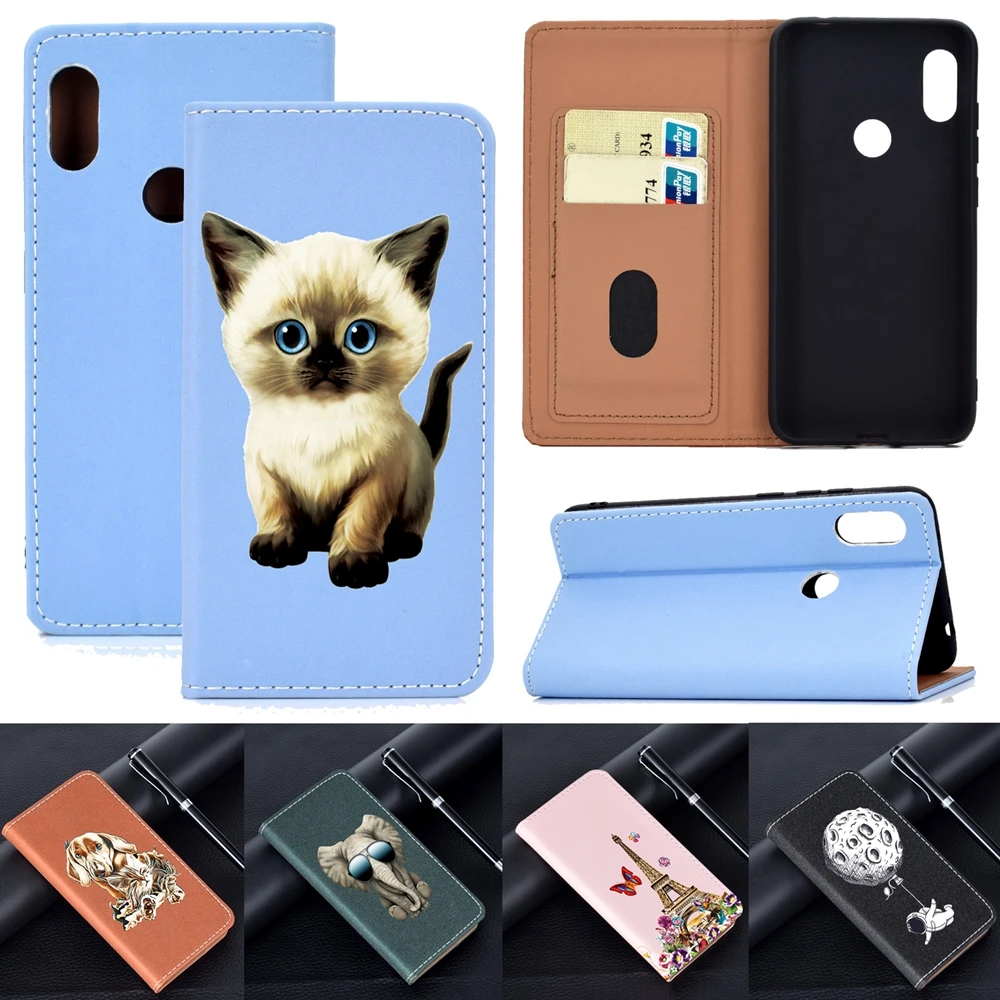 Кожаный чехол для Redmi Note 8 Pro Xiaomi 7 6 книжка на магните кошелек