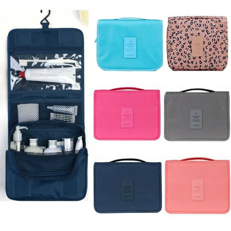 2020 Hot Sale 5Color Hanging Toiletries Bag Makeup Travel Cosmetics Men's Women's Fnishing Shaving Storage | Дом и сад