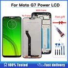 Высококачественный сенсорный ЖК-экран для Moto G7 Power для Motorola G7Power, ЖК-дисплей, сенсорная панель, дигитайзер в сборе с рамкой