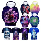 Детская толстовка с капюшоном с 3D принтом 