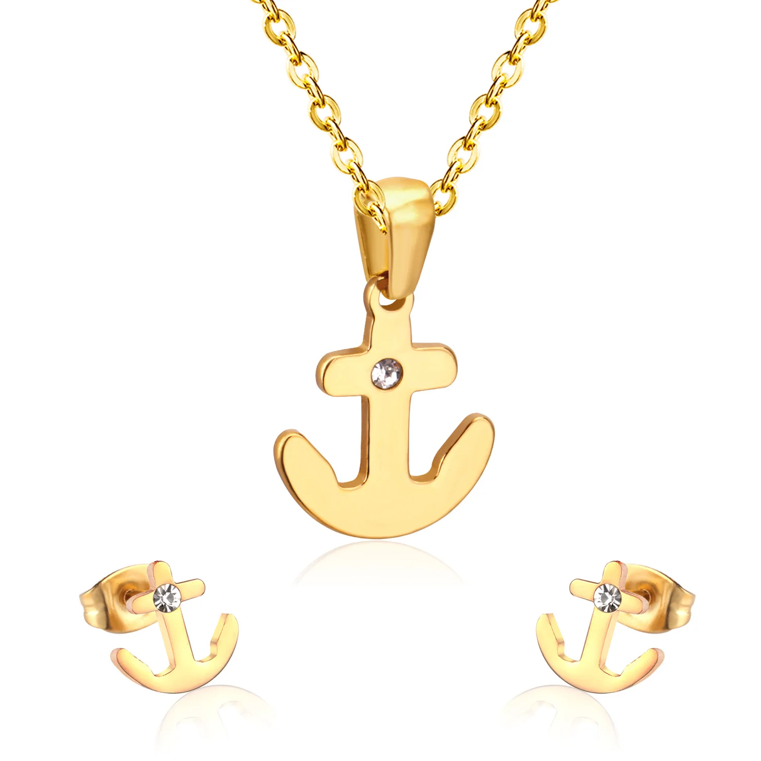 Комплект ювелирных изделий LUXUKISSKIDS из нержавеющей стали Дубай африканская