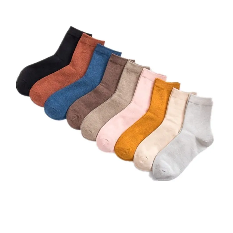 

10pcs=5pairs/lot Spring Autumn Fashion Brand Women Sporting socks high quality Bamboo fiber Casual female socks size 35-39
