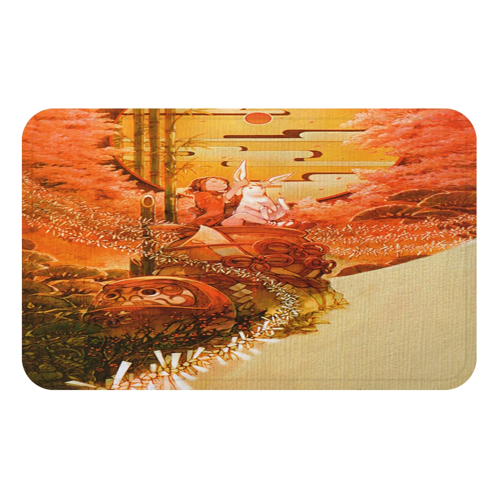 Маленький принц японская девушка аниме крутой коврик для ванной декоративные