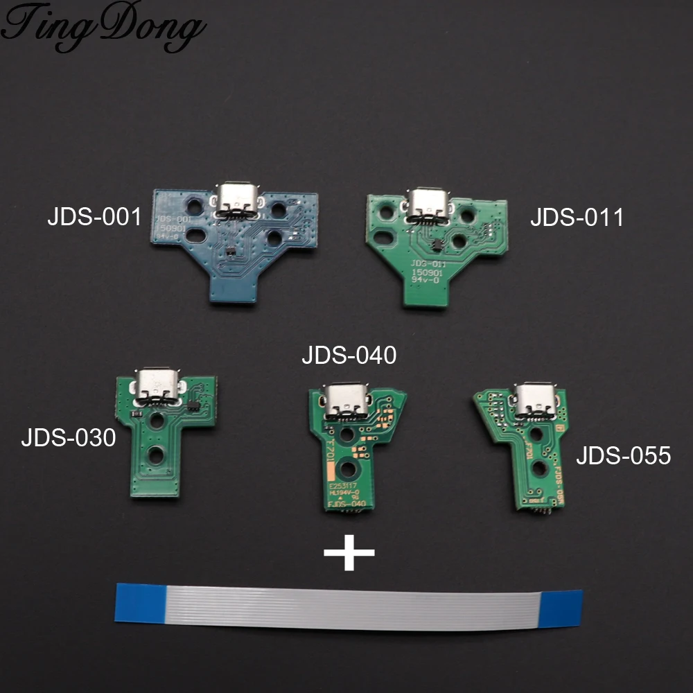 Для контроллера PS4 USB-порт для зарядки коннектор 12Pin JDS 011 030 040 14Pin 001 | Электроника