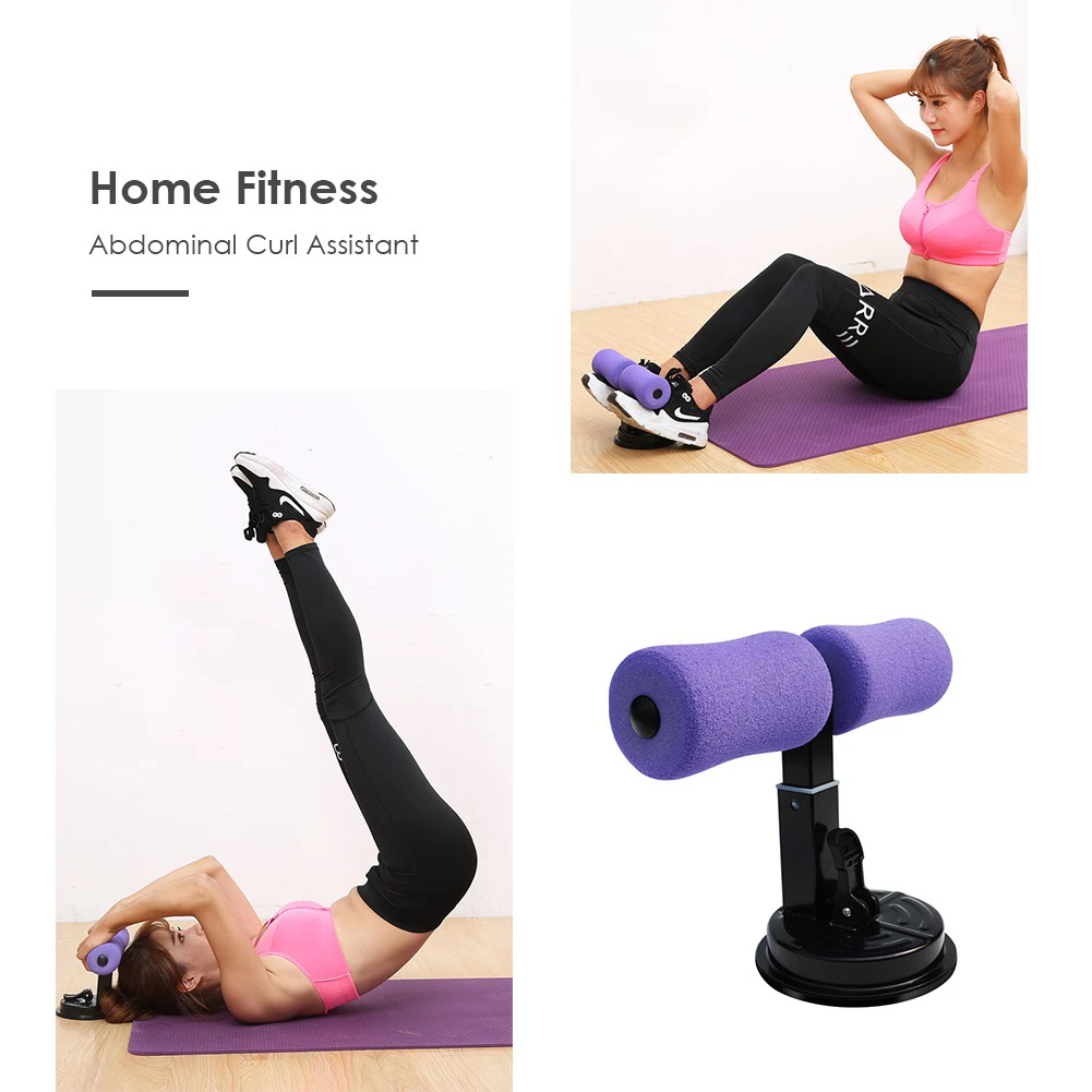 

Sit-up aid Abdominal Trainer Self-Suction Fitness Equipment For Home Gym Exercise Muscle Men Women Weightlos Free Shipping