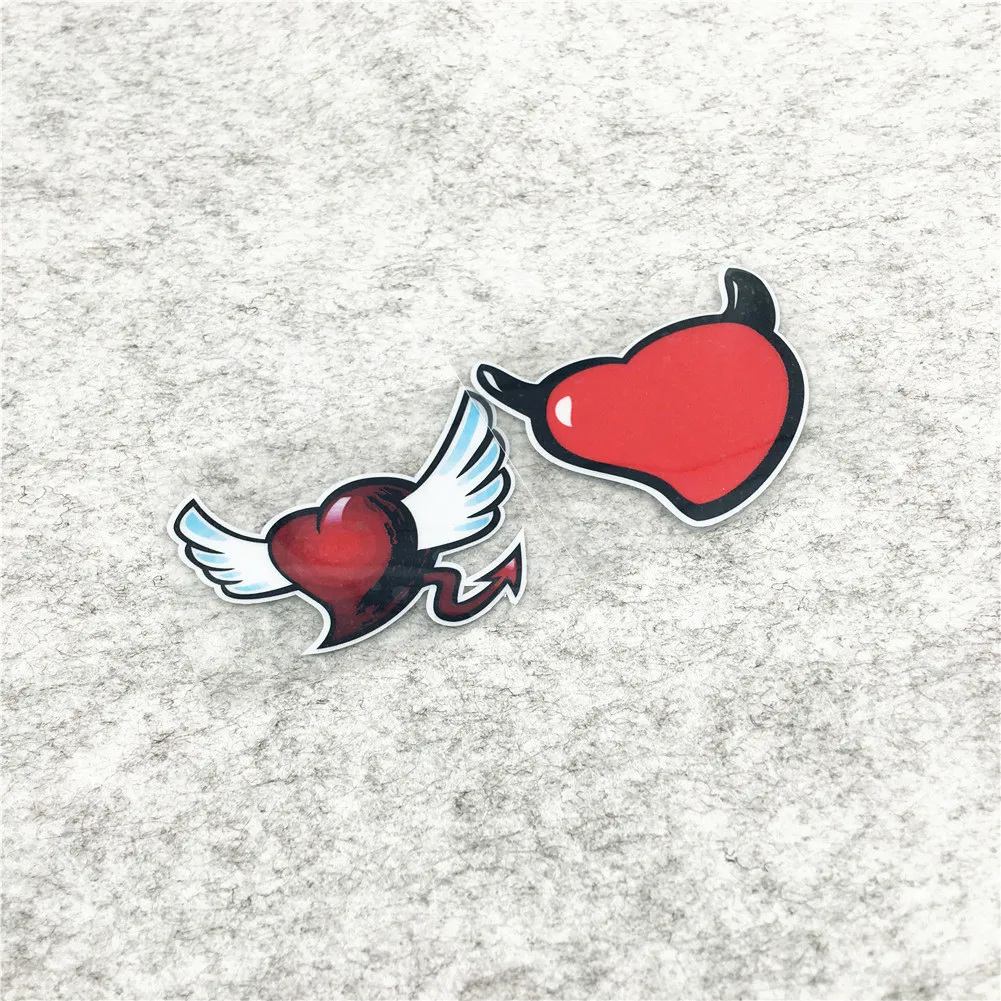 Симпатичные наклейки на автомобиль с сердцем забавные креативные мотоциклетный