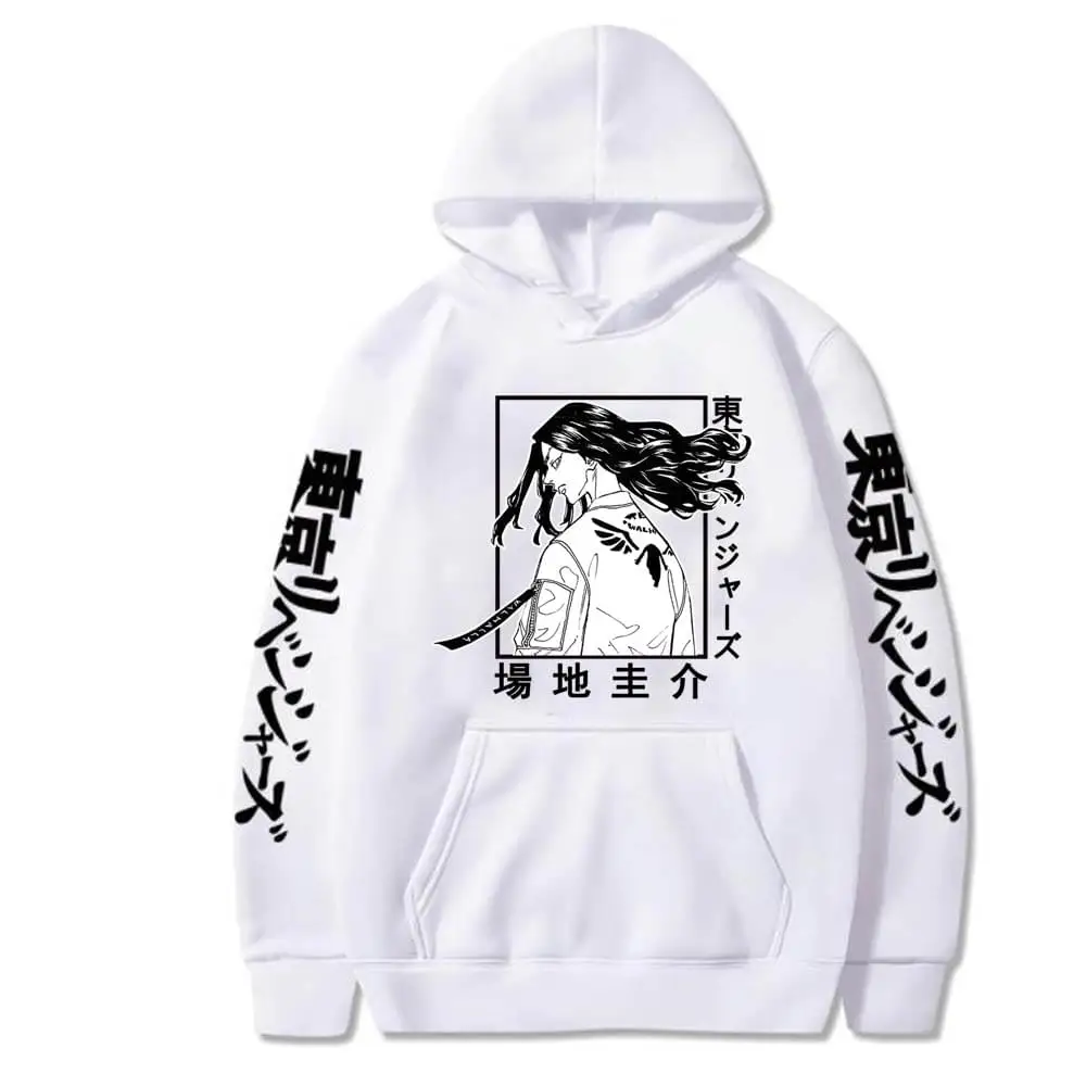 

Harajuku Anime Pullover Tokyo Revengers Print Men/Women Hoodies Long Sleeve Keisuke Baji Sweatshirts Tops Male
