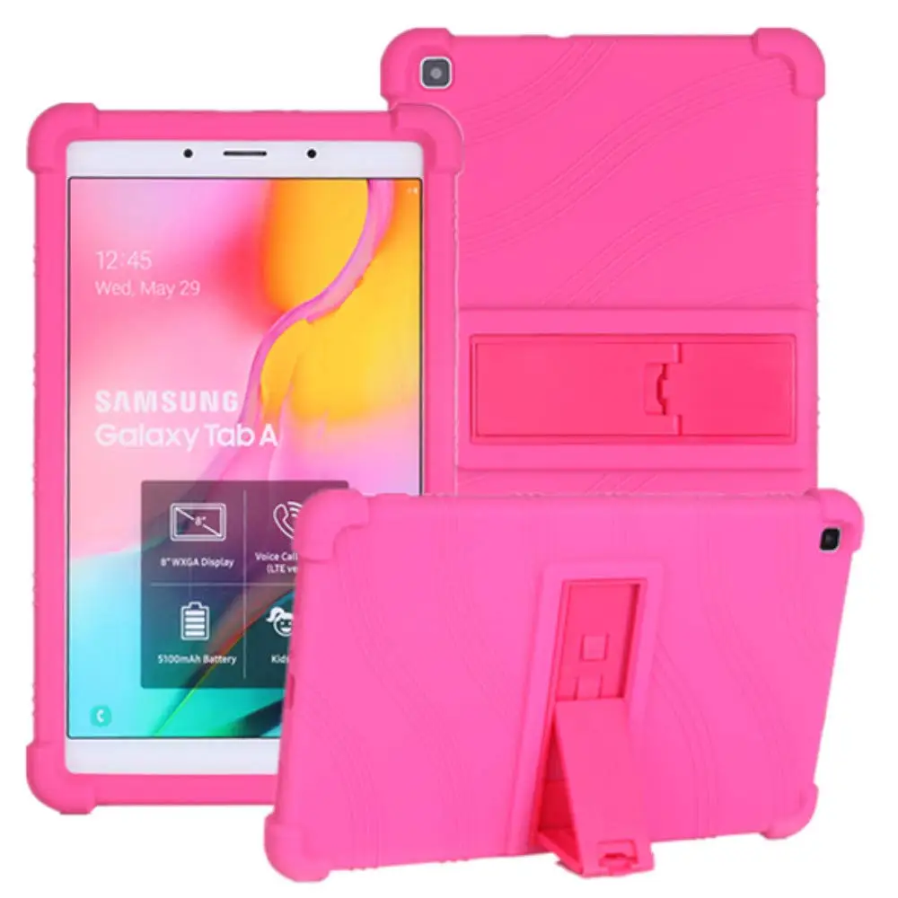 Детский силиконовый чехол с подставкой для Samusng Galaxy Tab A 8 0 дюймов (2019) SM T290 T295 T297