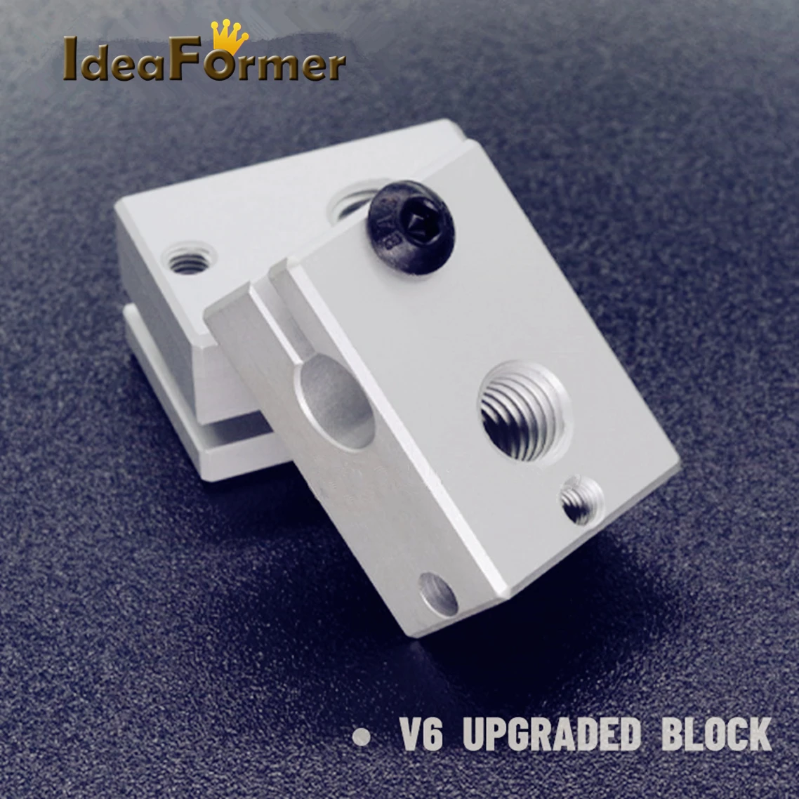 2Pcs 3D Printer Parts V5/V6/MK7 MK8 MK9/MK10/Volcano Aluminium Heater Block For Extruder Printing Head Hot End Aluminum Block. | Компьютеры