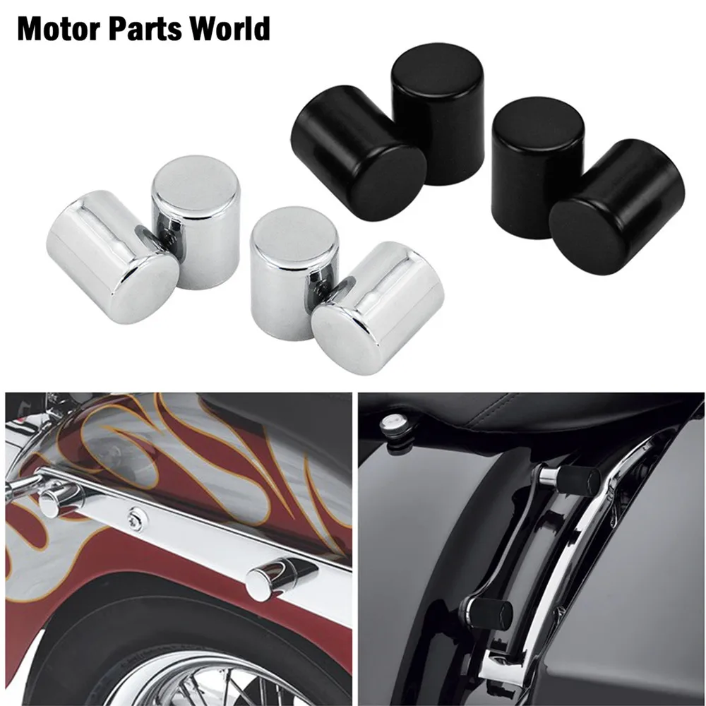 

Motorcycle 4pcs Docking Hardware Point Cover For Harley Sportster XL883 Touring Road King Street Glide FLHR FLHX Softail Dyna