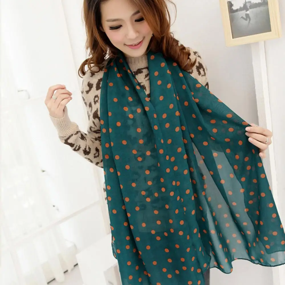 Новые женские шифоновые платки Женские парео пляжные полотенца лето осень принт