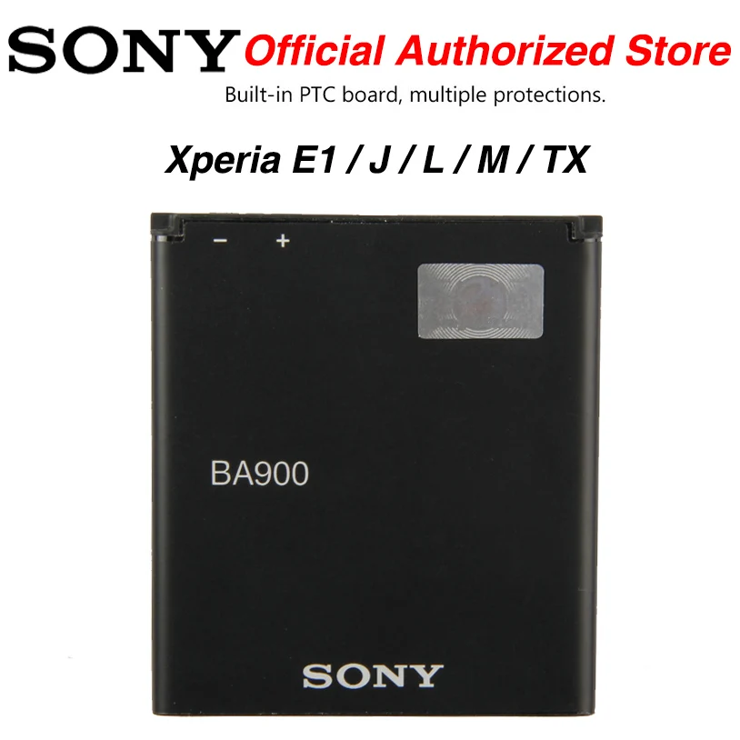Оригинальный аккумулятор для Sony 1700m BA900 sony Xperia E1 / J L M TX LT29i ST26i C1904 C2105 S36h ST26a BA