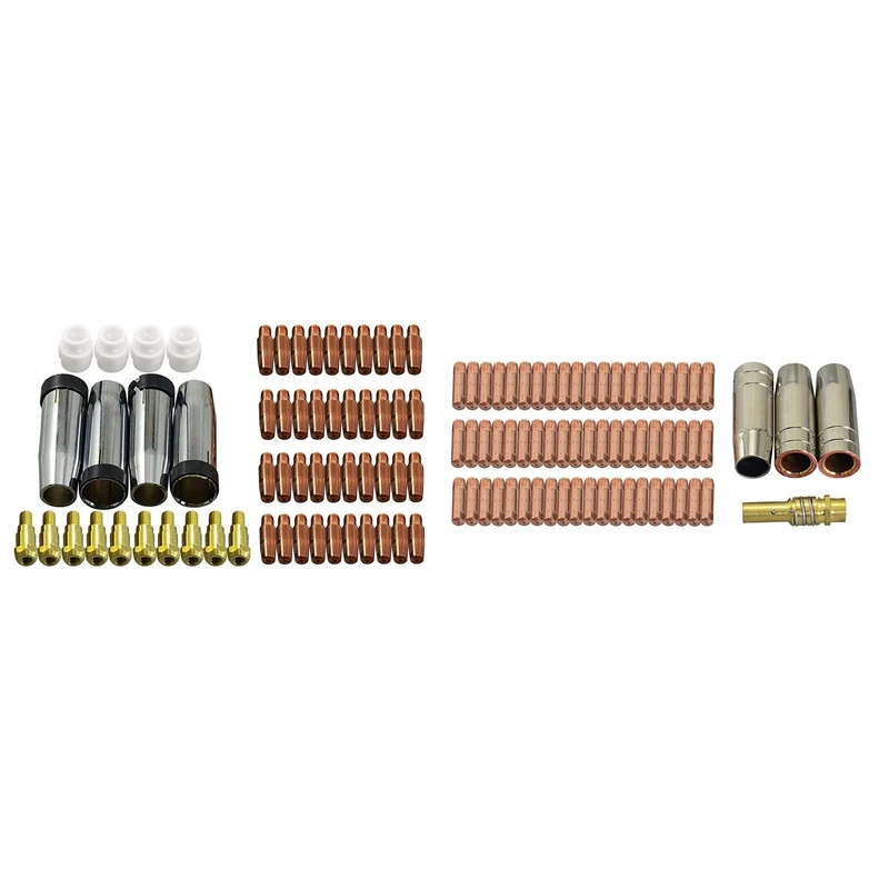 

59Pcs Contact Tip Conical Gas Nozzle Tip Holder & 24KD MB24 MIG & 64Pcs MB15 Contact Tip Gas Nozzle Tip Holder