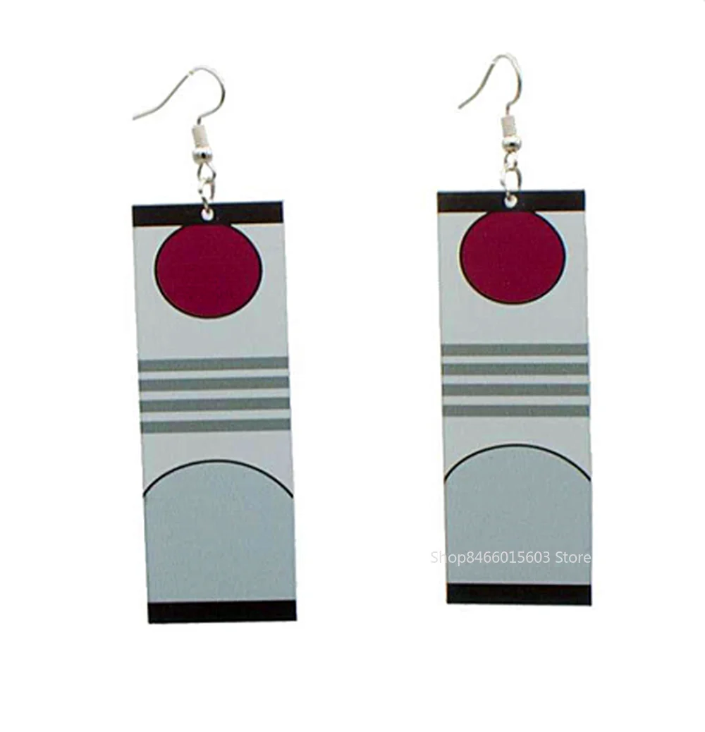 

Acrylic Drop Earrings Demon Slayer Kimetsu no Yaiba Blade of Ghost Earings For Women Men Cosplay Jewelry Accessories Gift