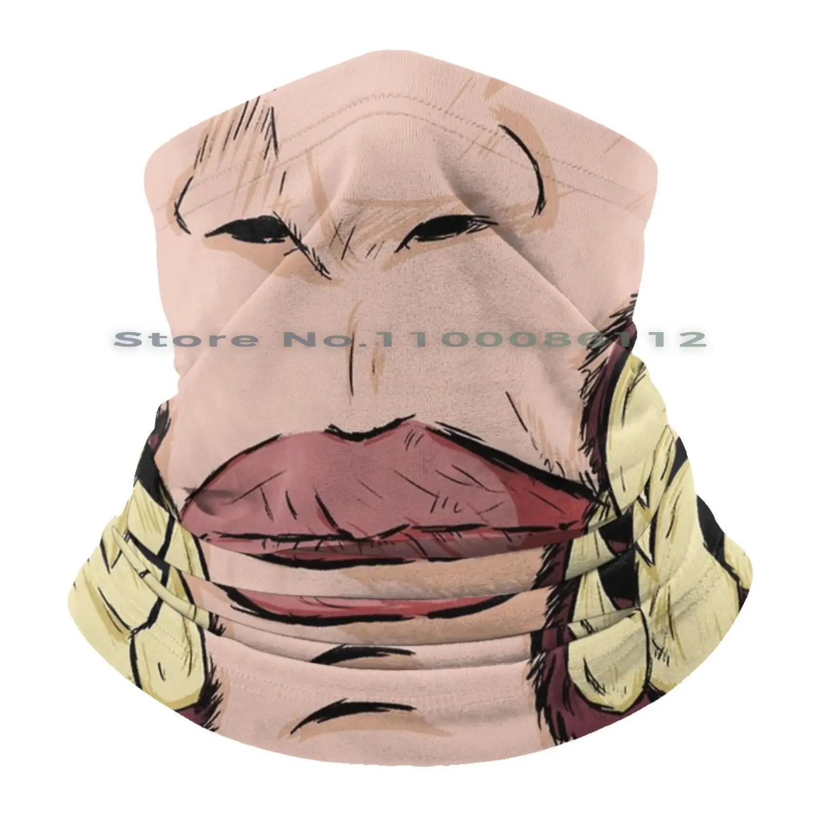 Вязаная шапка с улыбкой Mileena's Smile вязаная принтом из фильмов Ужасы монстров